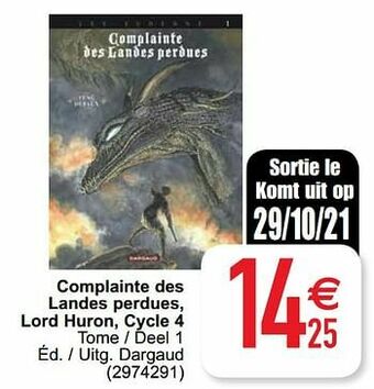 Cora Complainte des landes perdues, lord huron, cycle 4 aanbieding