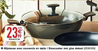 Cora Mijoteuse avec couvercle en verre - slowcooker met glas deksel aanbieding