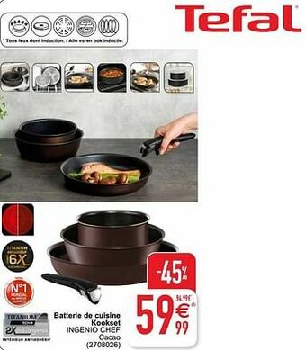 Cora Batterie de cuisine kookset ingenio chef aanbieding