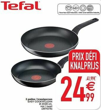 Cora 2 poêles - braadpannen easy cook`n`clean aanbieding