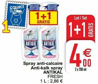 Cora Spray anti-calcaire anti-kalk spray antikal fresh aanbieding