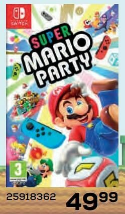 Supra Bazar Nintendo switch super mario party aanbieding