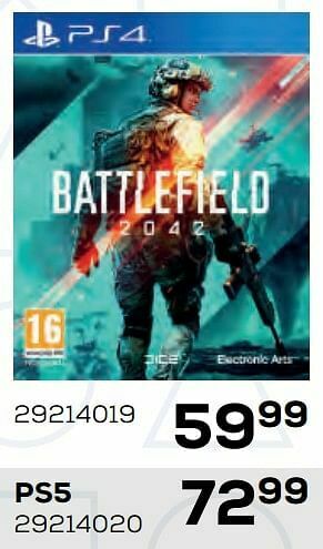 Supra Bazar Battlefield 2042 ps4 aanbieding