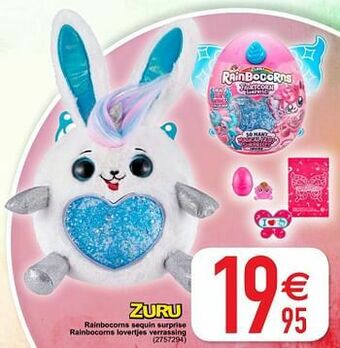Cora Rainbocorns sequin surprise rainbocorns lovertjes verrassing aanbieding