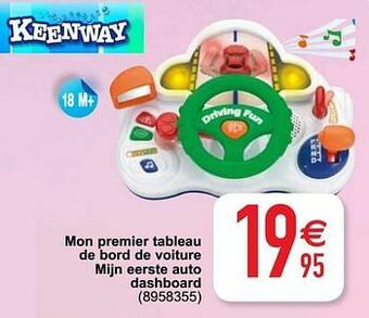 Cora Mon premier tableau de bord de voiture mijn eerste auto dashboard aanbieding