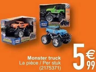 Cora Monster truck aanbieding