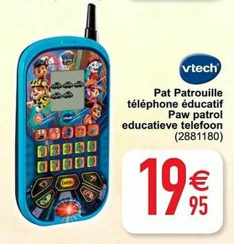 Cora Pat patrouille téléphone éducatif paw patrol educatieve telefoon aanbieding