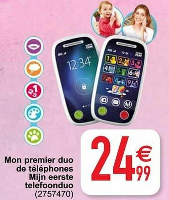 Cora Mon premier duo de téléphones mijn eerste telefoonduo aanbieding