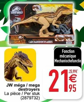 Cora Jw méga - mega destroyers aanbieding