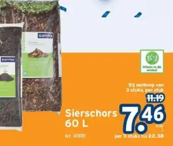 GAMMA Sierschors 60 L aanbieding