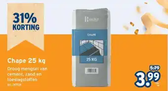 GAMMA Chape 25 kg aanbieding