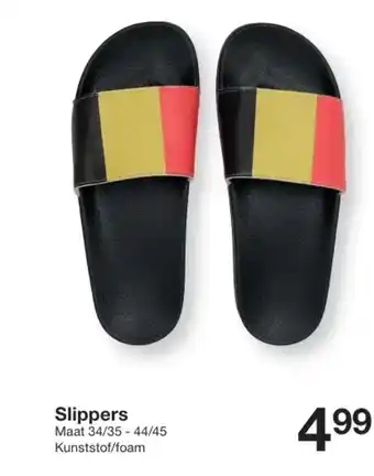 Zeeman Slippers aanbieding