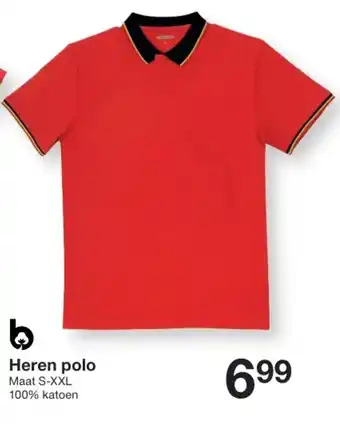 Zeeman Heren polo aanbieding