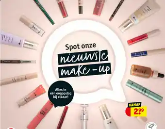 Kruidvat Spot onze nieuuwste make-up aanbieding