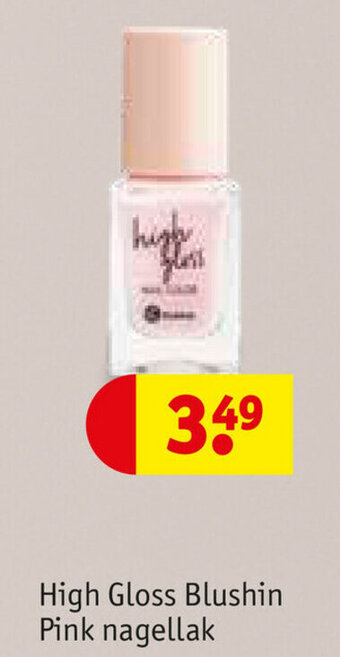 Kruidvat High Gloss Blushin Pink nagellak aanbieding