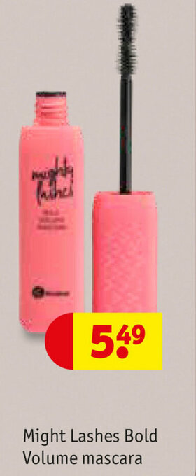 Kruidvat Might Lashes Bold Volume mascara aanbieding