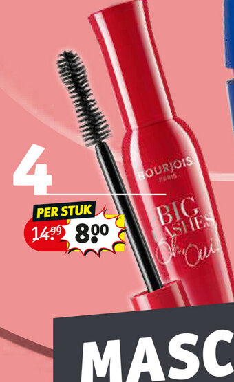 Kruidvat Bourjois Big Lashes Oh oui mascara aanbieding