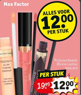 Kruidvat Max Factor aanbieding