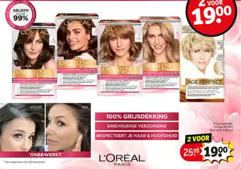 Kruidvat 2 x AgePerfect Zeer Licht Asblond aanbieding