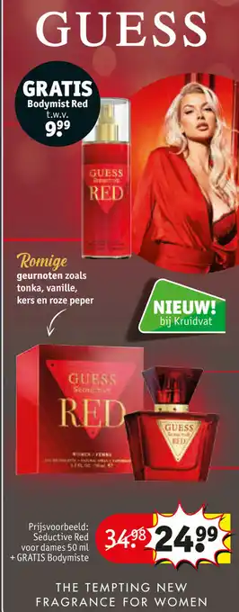 Kruidvat Seductive Red voor dames 50ml aanbieding