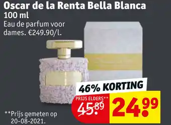 Kruidvat Oscar de la Renta Bella Blanca 100ml aanbieding