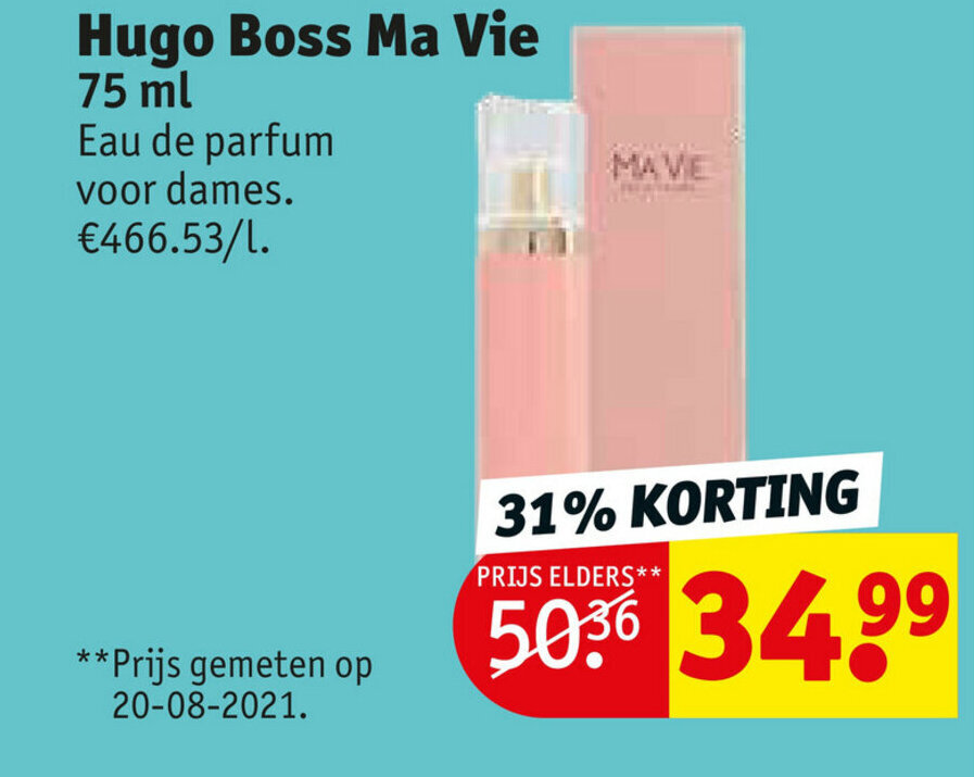 Hugo Boss Ma Vie Eau De Parfum Aanbieding bij Kruidvat
