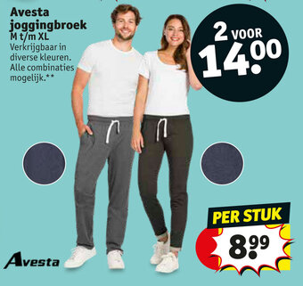 Kruidvat Avesta joggingbroek aanbieding