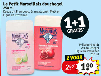 Kruidvat Le Petit Marseillais douchegel 250ml aanbieding