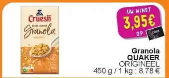 Cora Granola QUAKER aanbieding