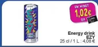 Cora Energy drink EZY aanbieding