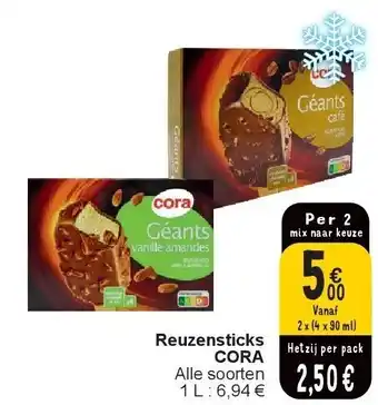 Cora Reuzensticks CORA aanbieding