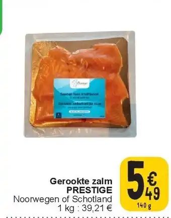 Cora Gerookte zalm PRESTIGE aanbieding