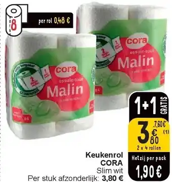 Cora Keukenrol CORA aanbieding