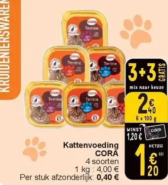 Cora Kattenvoeding CORA aanbieding