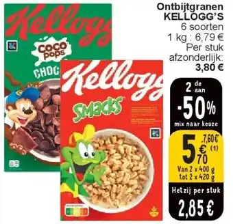 Cora Ontbijtgranen KELLOGG’S aanbieding