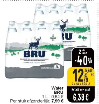 Cora Water BRU aanbieding