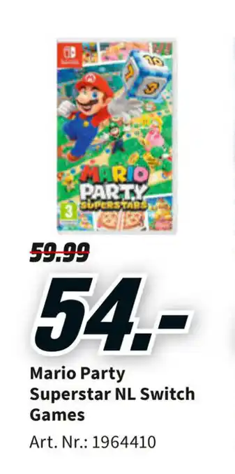 MediaMarkt Mario Party Superstar NL Switch Games aanbieding