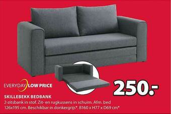 Jysk Skillebekk Bedbank aanbieding