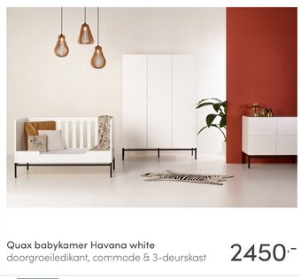 Baby & Tiener Quax babykamer Havana white aanbieding