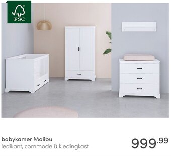 Baby & Tiener Babykamer Malibu aanbieding