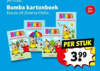 Kruidvat Bumba Kartonboek per stuk aanbieding