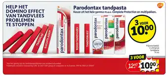 Kruidvat 3 x Original Tandpasta 75 ml 3 voor aanbieding