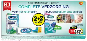 Kruidvat 4 x Kleefcreme Free 70 gram 4 voor aanbieding