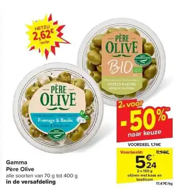Carrefour Gamma Père Olive aanbieding