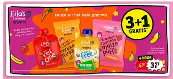 Kruidvat 4 x 6+M Smoothie The Red One 90 gram aanbieding
