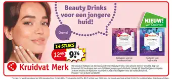 Kruidvat Collageen Voor De Huidelasticiteit 14 stuks aanbieding