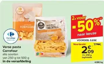 Carrefour Verse pasta Carrefour aanbieding