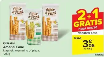 Carrefour Grissini Amor di Pane aanbieding