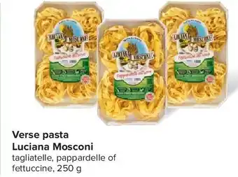 Carrefour Verse pasta Luciana Mosconi aanbieding