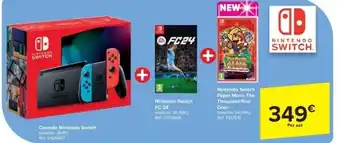 Carrefour Console Nintendo Switch aanbieding